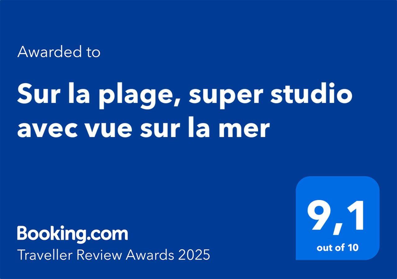 Sur La Plage, Super Studio Avec Vue Sur La Mer Plage dʼArgelès Esterno foto